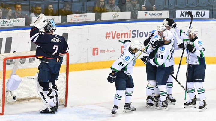Prvá domáca strata bodov. Slovan padol po nájazdoch s Jugrou Chanty-Mansijsk